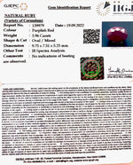 Load image into Gallery viewer, 3.96/CT Natural Ruby Stone with Govt. Lab Certificate-139979