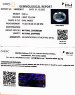 Load image into Gallery viewer, 5.66/CT Natural Ceylonese Pukhraj with Govt Lab Certificate-YELSA9U
