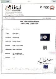 0.86 Cents Natural Diamond With Govt. Lab Certificate (120000)