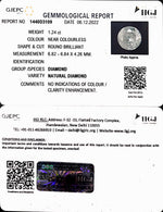 Load image into Gallery viewer, 1.24/Carat Natural Diamond With Govt. Lab Certificate (130000)
