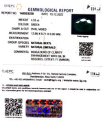 Load image into Gallery viewer, 4.55//CT Natural Panna Stone with Govt. Lab Certified-(4551)
