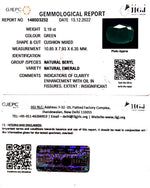 Load image into Gallery viewer, 3.19/CT Natural Panna Stone with Govt. Lab Certificate  (6771)
