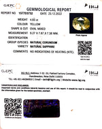 Load image into Gallery viewer, 4.93/CT Natural Ceylonese Pukhraj with Govt Lab Certificate-YELSA9W
