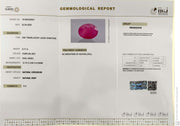 8.17/CT Natural Ruby Stone with Govt. Lab Certificate-16140S206351