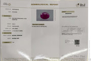 5.82/CT Natural Ruby Stone with Govt. Lab Certificate-16275S206785