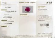 4.93/CT Natural Ruby Stone with Govt. Lab Certificate-16275S206786