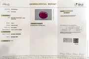 6.56/CT Natural Ruby Stone with Govt. Lab Certificate-16275S206788