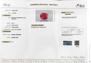3.67/CT Natural Ruby Stone with Govt. Lab Certificate-16489S207697