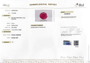 3.76/CT Natural Ruby Stone with Govt. Lab Certificate-16489S207698