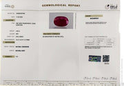 4.09/CT Natural Ruby Stone with Govt. Lab Certificate-16489S207699