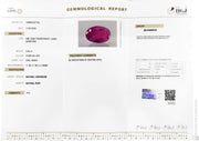 3.69/CT Natural Ruby Stone with Govt. Lab Certificate-16489S207700