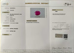 Load image into Gallery viewer, 5.78/CT Natural Ruby Stone with Govt. Lab Certificate-16839S209420