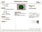6.59/CT Natural Panna Stone with Govt. Lab Certificate-16910S209831
