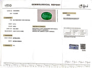 6.77/CT Natural Panna Stone with Govt. Lab Certificate-16910S209832