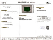 5.83/CT Natural Panna Stone with Govt. Lab Certificate-16910S209833