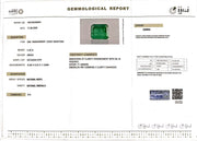 5.4/CT Natural Panna Stone with Govt. Lab Certificate-16910S209834
