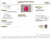 3.78/CT Natural Ruby Stone with Govt. Lab Certificate-16910S209836