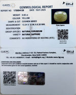 Load image into Gallery viewer, 9.06/CT Natural Ceylonese Pukhraj with Govt Lab Certificate-(4551)
