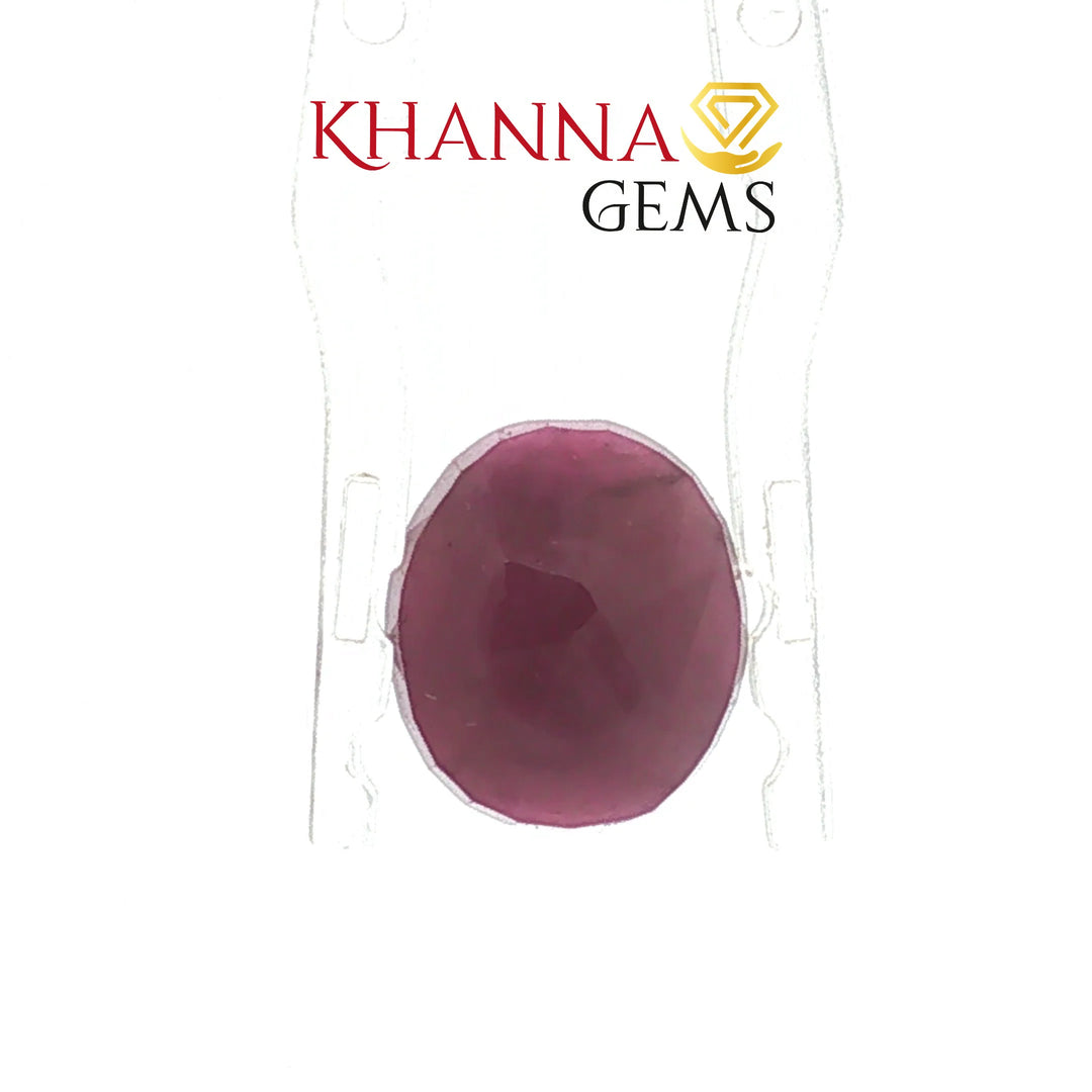 5.82/CT Natural Ruby Stone with Govt. Lab Certificate-2396D7237