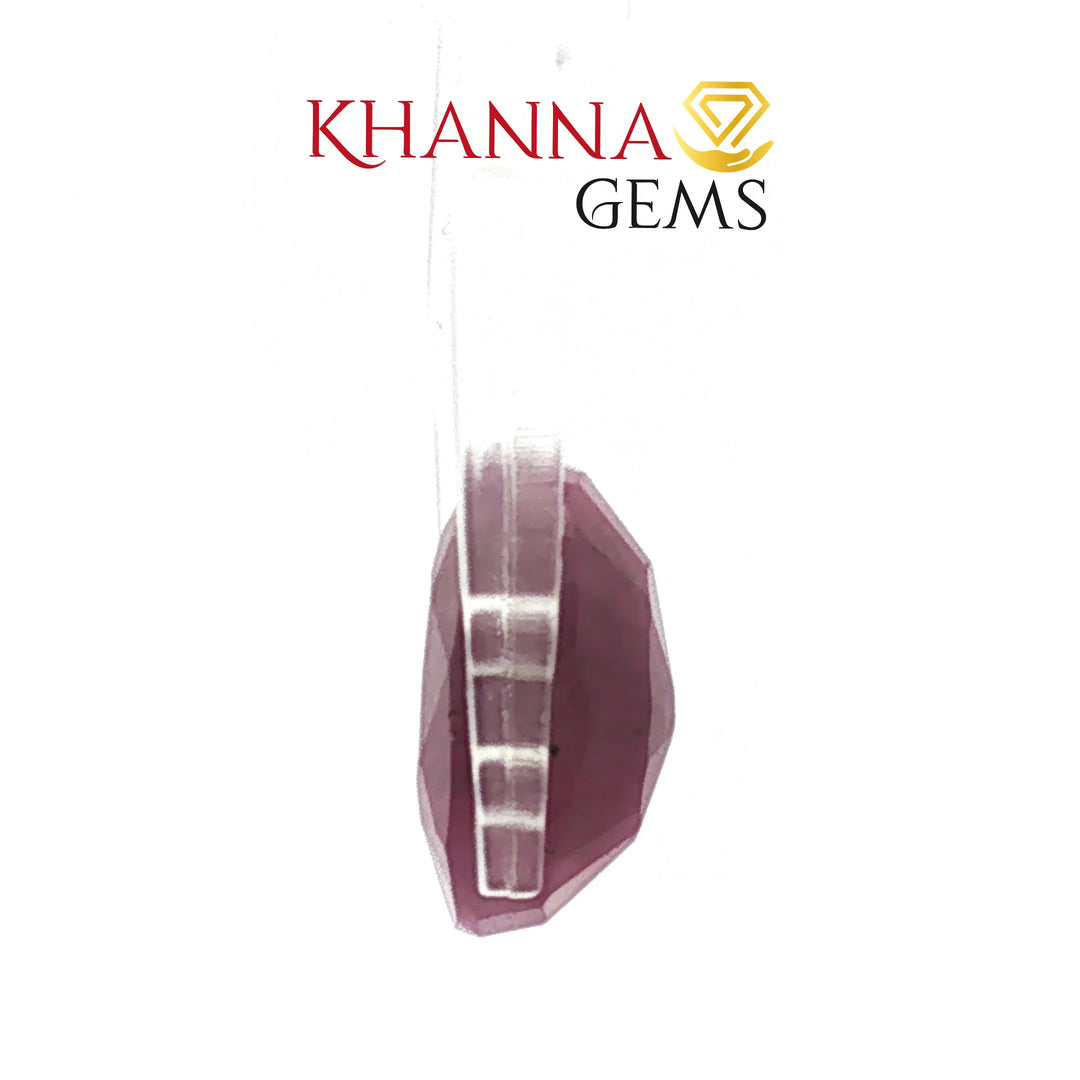 6.76/CT Natural Ruby Stone with Govt. Lab Certificate-136741