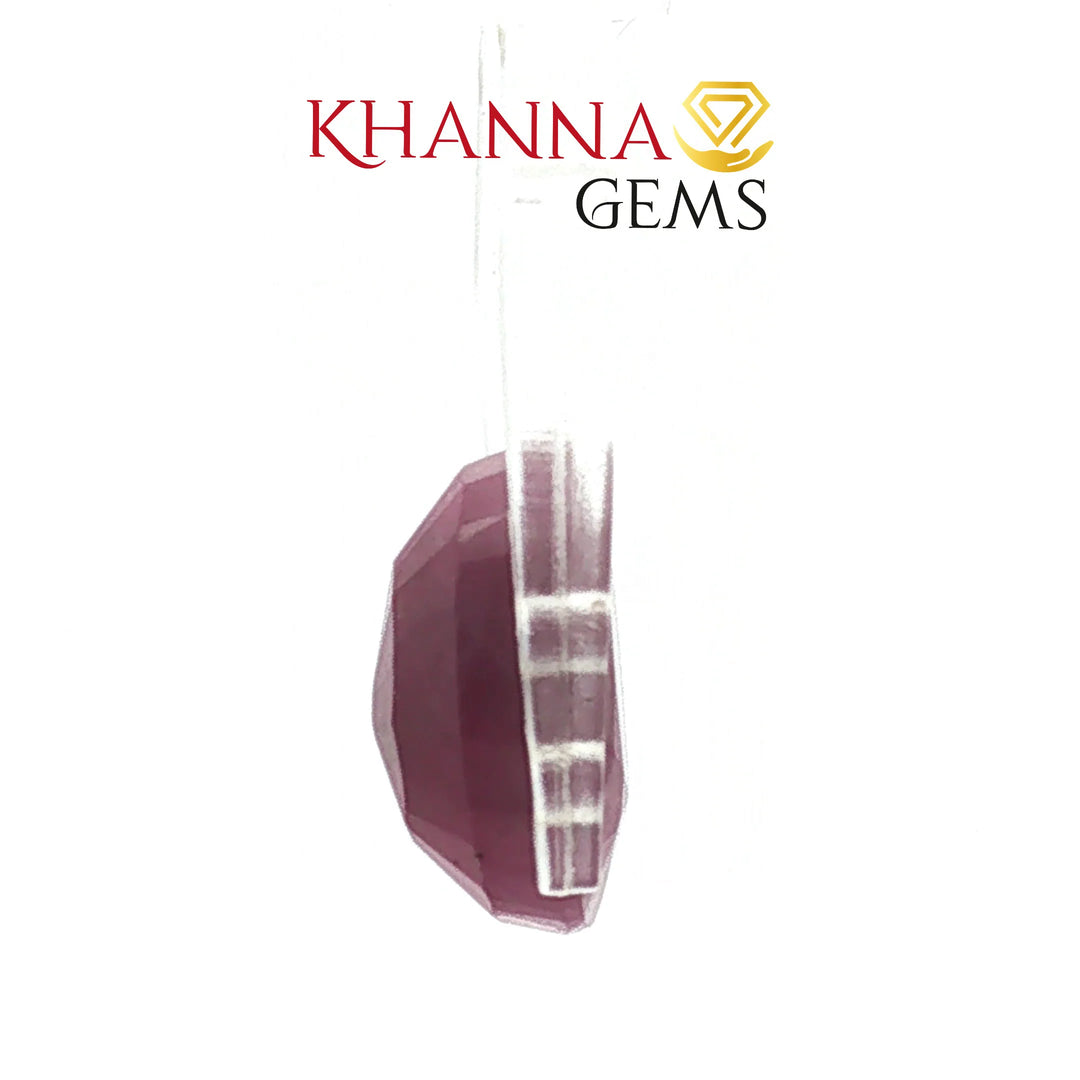 6.76/CT Natural Ruby Stone with Govt. Lab Certificate-136741