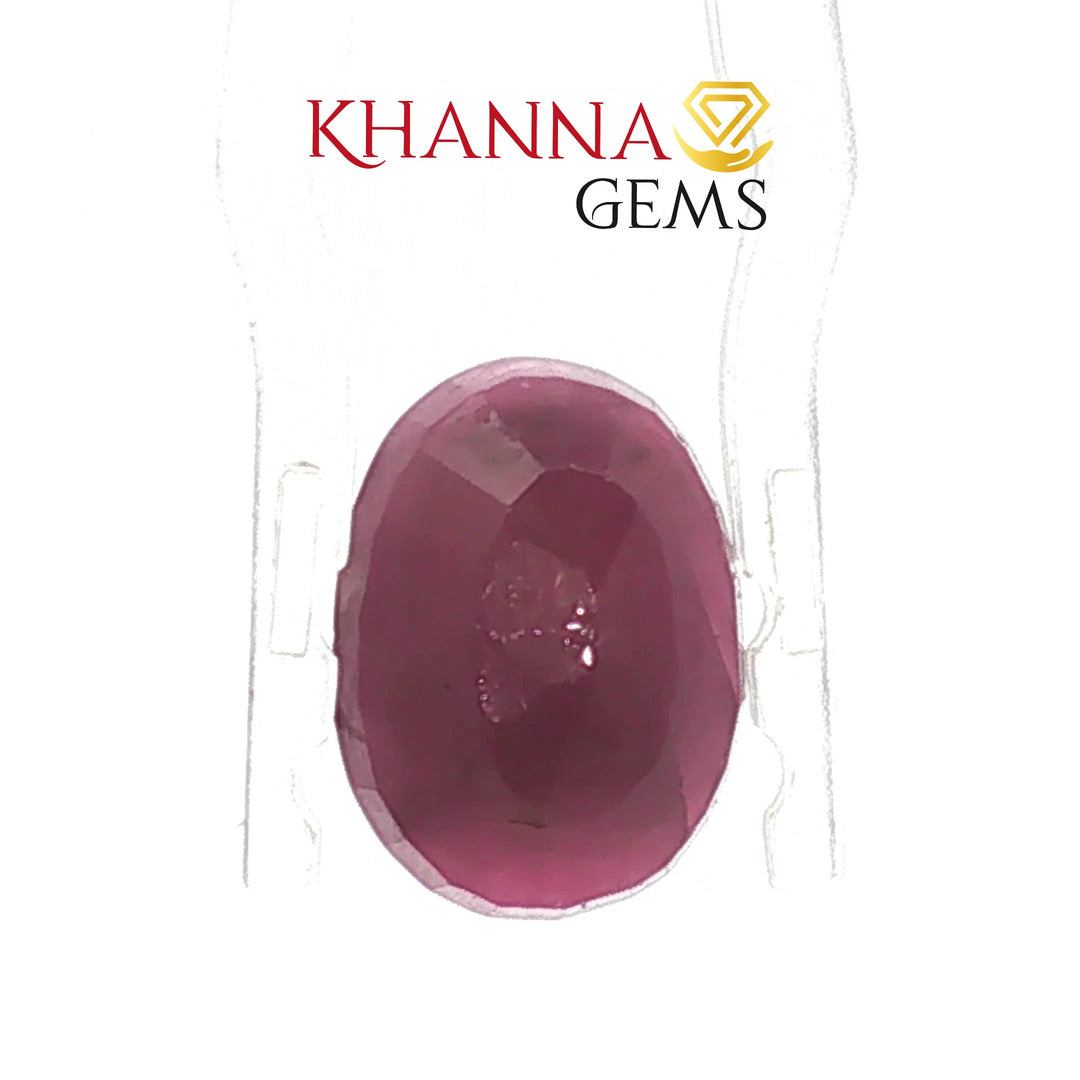 6.58/CT Natural Ruby Stone with Govt. Lab Certificate-2396D7228
