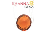 Load image into Gallery viewer, 5.53/CT Natural Hessonite Stone with Govt. Lab Certificate-107542