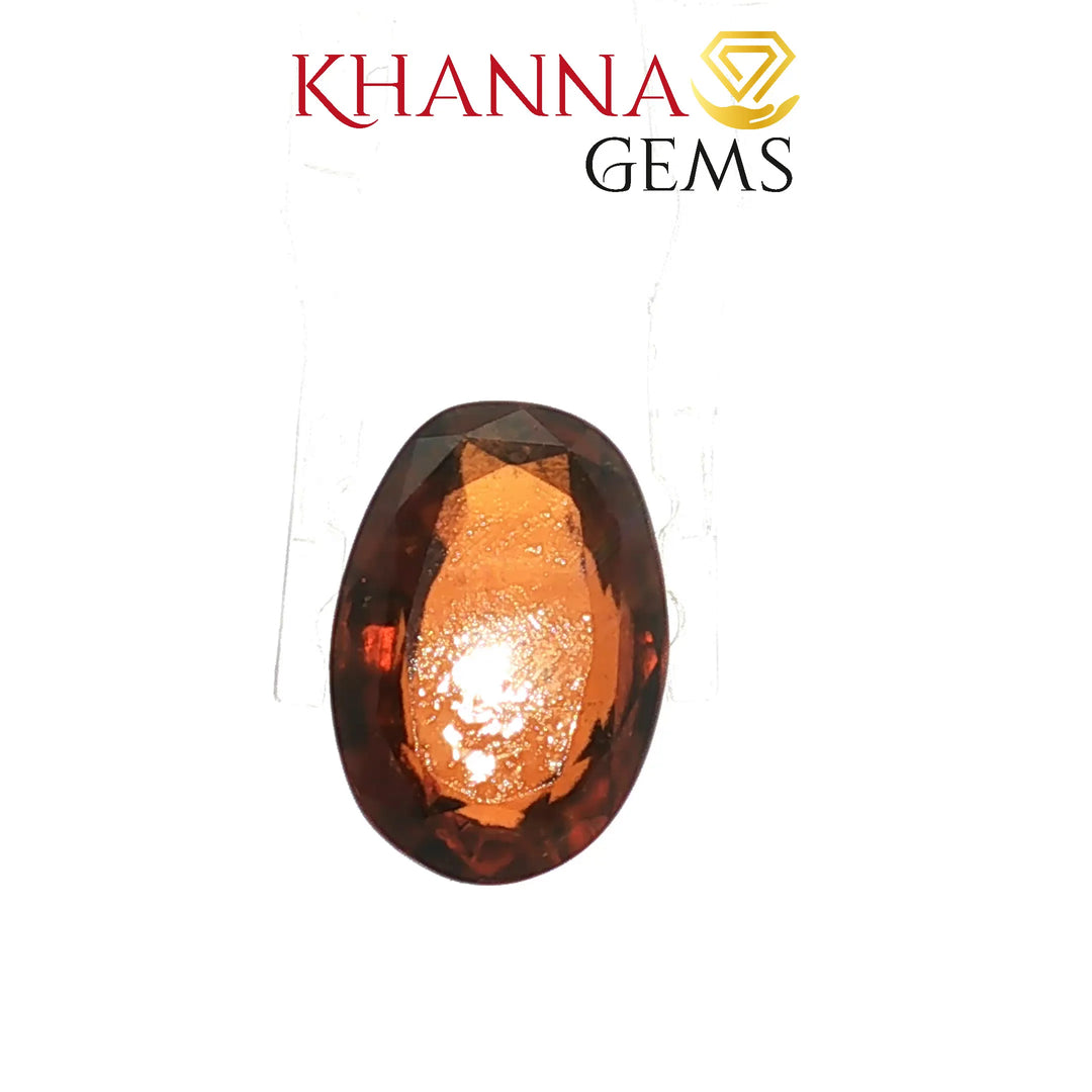 8.49/CT Natural Hessonite Stone with Govt. Lab Certificate-2186D6057-1221-8.49