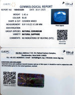 Load image into Gallery viewer, 5.40/CT Natural Blue Sapphire with Govt Lab Certificate (6771)
