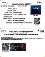 Load image into Gallery viewer, 5.60/CT Natural Blue Sapphire with Govt Lab Certificate-(2331)
