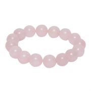 ROOSE QUARTZ BRACELET (BIG BEAD)-900