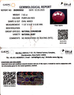 Load image into Gallery viewer, 7.63/CT Natural Mozambique Ruby with Govt. Lab Certificate-RUBY9T
