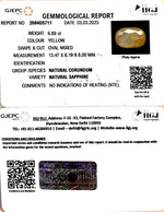 Load image into Gallery viewer, 6.69/CT Natural Ceylonese Pukhraj with Govt Lab Certificate-(6771)
