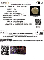 Load image into Gallery viewer, 9.13/CT Natural Ceylonese Pukhraj with Govt Lab Certificate-(4551)
