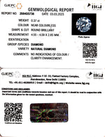 Load image into Gallery viewer, 0.37/Cents Natural Diamond With Govt. Lab Certificate (85000)

