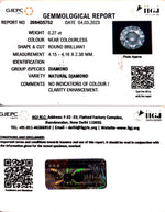 Load image into Gallery viewer, 0.27/Cents Natural Diamond With Govt. Lab Certificate-120000
