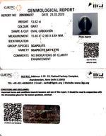 Load image into Gallery viewer, 13.62/CT Natural Scapolite Cat&#39;s Eye with Govt. Lab Certified-(1221)
