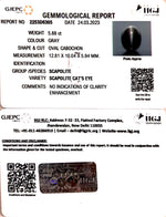 Load image into Gallery viewer, 5.88/CT Natural Scapolite Cat&#39;s Eye with Govt. Lab Certified-(1221)
