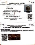 Load image into Gallery viewer, 4.80/CT Natural Scapolite Cat&#39;s Eye with Govt. Lab Certified-(1221)
