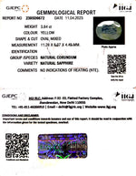 Load image into Gallery viewer, 3.84/CT Natural Ceylonese Pukhraj with Govt Lab Certificate (8991)
