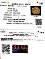 Load image into Gallery viewer, 3.09/CT Natural Ceylonese Pukhraj with Govt Lab Certificate-6771
