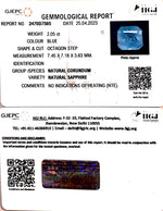 Load image into Gallery viewer, 2.05/CT Natural Neelam with Govt Lab Certificate-(6771)
