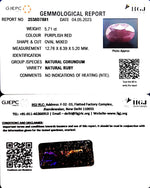 Load image into Gallery viewer, 5.71/CT Natural Neo Burma Ruby with Govt. Lab Certificate (4551)

