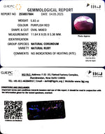 Load image into Gallery viewer, 5.83/CT Natural Neo Burma Ruby with Govt. Lab Certificate (5661)
