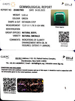 Load image into Gallery viewer, 5.83/CT Natural Panna Stone with Govt. Lab Certificate  (16650)
