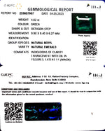 Load image into Gallery viewer, 5.35/CT Natural Panna Stone with Govt. Lab Certificate  (16650)

