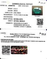 Load image into Gallery viewer, 6.32/CT Natural Panna Stone with Govt. Lab Certificate  (16650)
