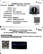 Load image into Gallery viewer, 4.61/CT Natural Scapolite Cat&#39;s Eye with Govt. Lab Certified-(1221)
