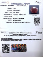 Load image into Gallery viewer, 5.83/CT Natural Neo Burma Ruby with Govt. Lab Certificate (2331)
