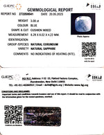 Load image into Gallery viewer, 3.08/CT Natural Blue Sapphire with Govt Lab Certificate (4551)
